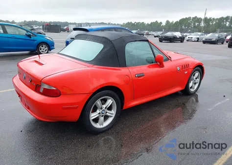 2000 BMW Z3 2.3 from USA, damaged, VIN WBACH9344YLM92127